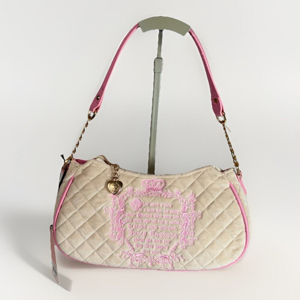 NWT Juicy Couture Juicy Tale Shoulder Bag in Sandstorm